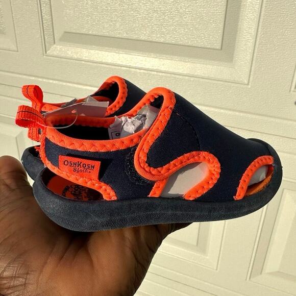 OSHKOSH B'GOSH Unisex-Child Swimmie SandalsToddler Size 6 Blue - Picture 9 of 12